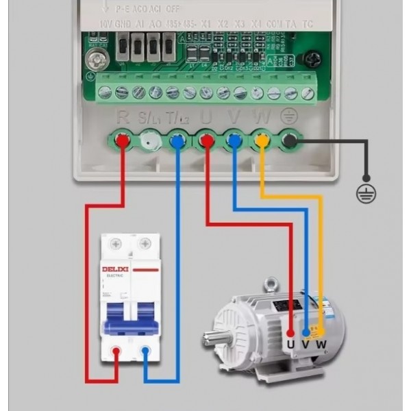 Variateur de Fréquence 3.7KW 220V Mono 380V Tri, Commande spéciale, article ni repris ni échangé