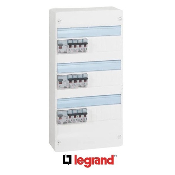 LEGRAND Tableau électrique pré-équipé 3 rangées ID DX3